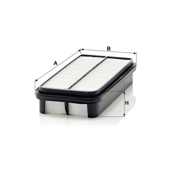 Filtru aer - MANN-FILTER [C 2736/1]