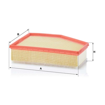 Filtru aer - MANN-FILTER [C 28 037]