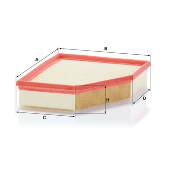 Filtru aer - MANN-FILTER [C 28 038]