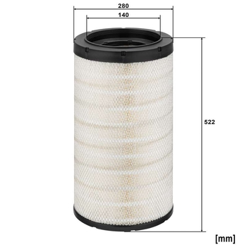 Filtru aer - MANN-FILTER [C 28 084]