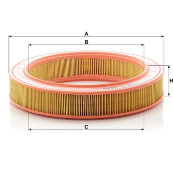 Filtru aer - MANN-FILTER [C 2846]