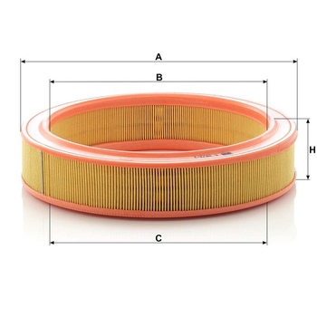 Filtru aer - MANN-FILTER [C 2873/1]