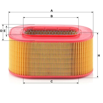 Filtru aer - MANN-FILTER [C 29 200]