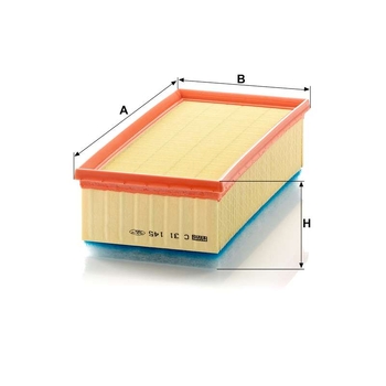 Filtru aer - MANN-FILTER [C 31 145]