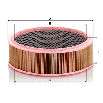 Filtru aer - MANN-FILTER [C 35 111]