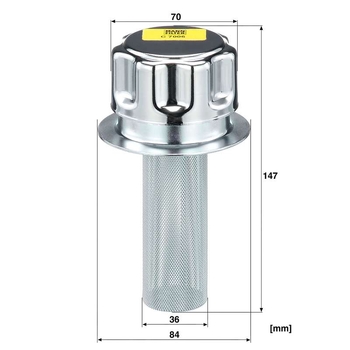 Filtru - aerisire rezervor hidraulic - MANN-FILTER [C 7006]