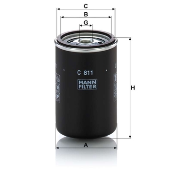 Filtru aer - MANN-FILTER [C 811]
