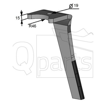 Cutit grapa rotativa dr 120x15 diamant  - iQ parts [CA300019D]