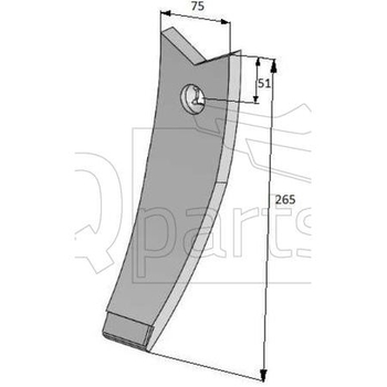 Dalta 75x15 diamant  - iQ parts [CF100005D]