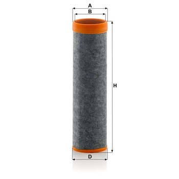 Filtru aer secundar - MANN-FILTER [CF 10 001]