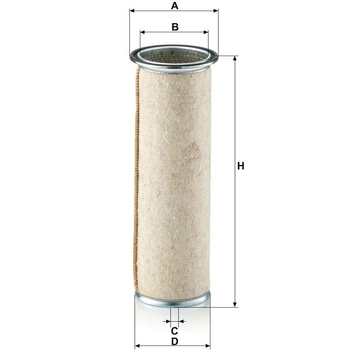 Filtru aer secundar - MANN-FILTER [CF 1133]