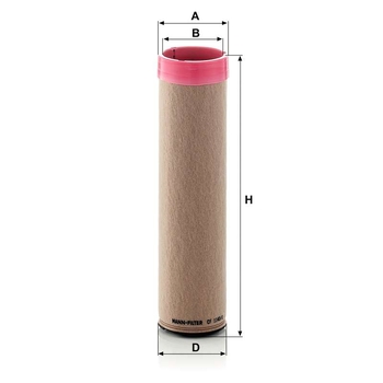 Filtru aer - secundar - MANN-FILTER [CF 1140/2]