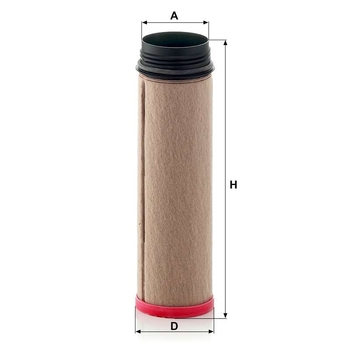 Filtru aer secundar - MANN-FILTER [CF 1280]