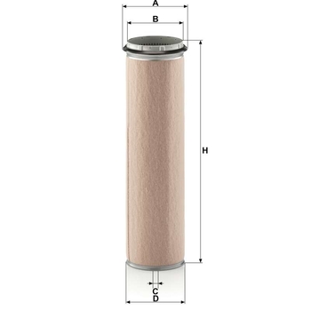 Filtru aer secundar - MANN-FILTER [CF 1300]