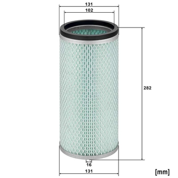 Filtru aer - secundar - MANN-FILTER [CF 14 008]