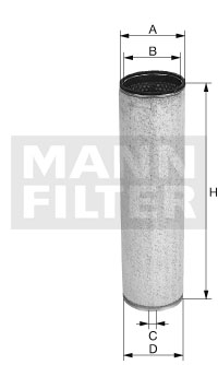 Filtru aer secundar - MANN-FILTER [CF 16 158 z]