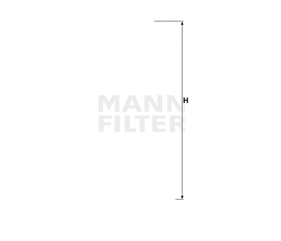 Filtru aer secundar - MANN-FILTER [CF 21 002]