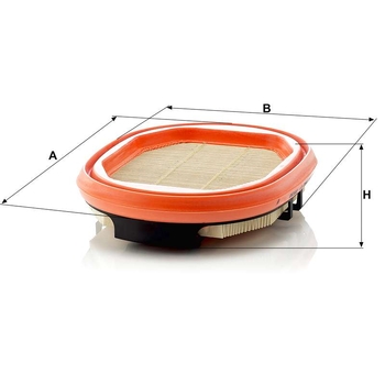 Filtru aer - MANN-FILTER [CF 2530]