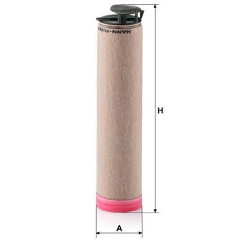 Filtru aer secundar - MANN-FILTER [CF 400]