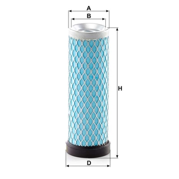 Filtru aer secundar - MANN-FILTER [CF 5002]