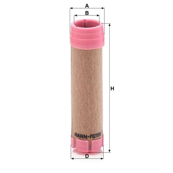 Filtru aer secundar - MANN-FILTER [CF 52/2]