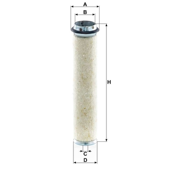 Filtru aer secundar - MANN-FILTER [CF 700]