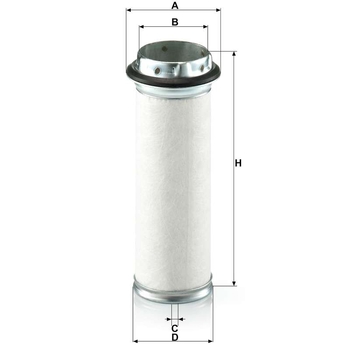 Filtru aer - MANN-FILTER [CF 711]