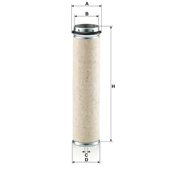 Filtru aer - secundar - MANN-FILTER [CF 800]