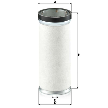 Filtru aer secundar - MANN-FILTER [CF 821]