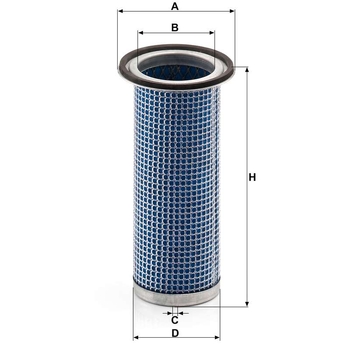 Filtru aer - MANN-FILTER [CF 84 x]