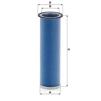 Filtru aer secundar - MANN-FILTER [CF 9002 x]