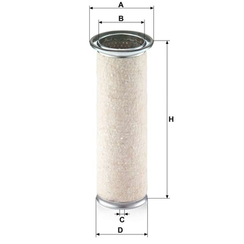 Filtru aer secundar - MANN-FILTER [CF 950]