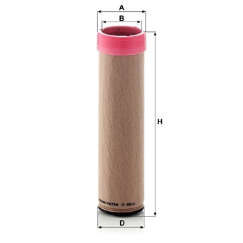 Filtru aer secundar - MANN-FILTER [CF 990/2]