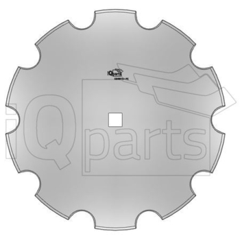 Disc crestat 660x6,5  - iQ parts [CG100113]