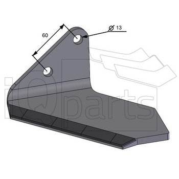 Cutit aripa stg ingust 175mm diamant  - iQ parts [CH000013D]