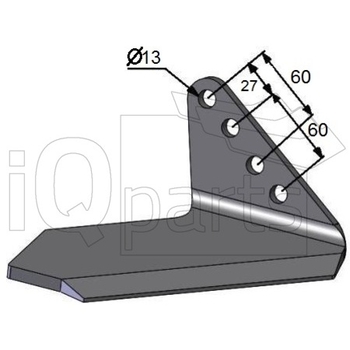 Cutit aripa dr lat 193x10 4-gauri  - iQ parts [CH000056]