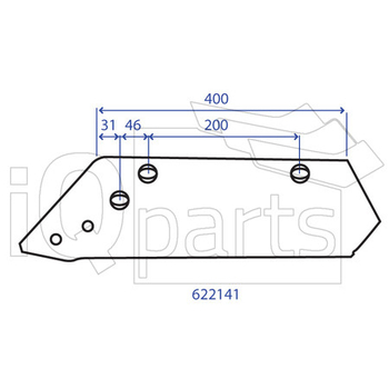 Brazdar pentru dalta dr 14 - iQ parts [CK300015]