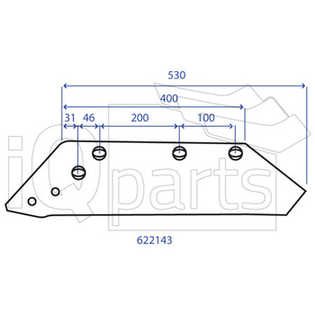 Brazdar pentru dalta dr  - iQ parts [CK300017]