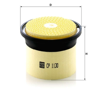 Filtru aer - MANN-FILTER [CP 1130]