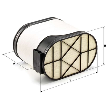 Filtru aer primar - MANN-FILTER [CP 33 540]