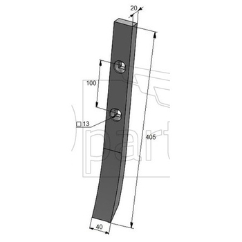 Dalta cultivator 40x20  - iQ parts [CS200004]