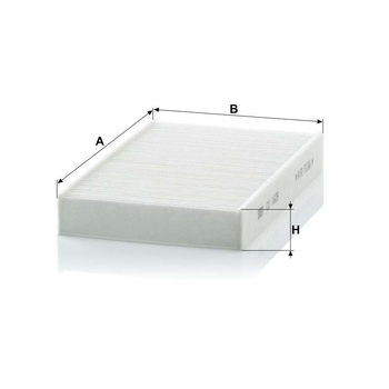 Filtru aer - MANN-FILTER [CU 1629]