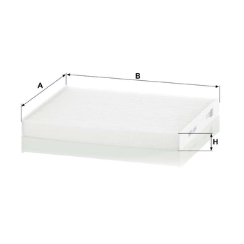Filtru cabina - MANN-FILTER [CU 17 001]