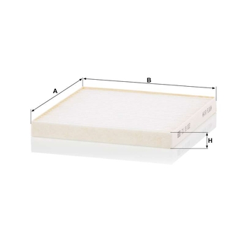 Filtru cabina - MANN-FILTER [CU 18 002]