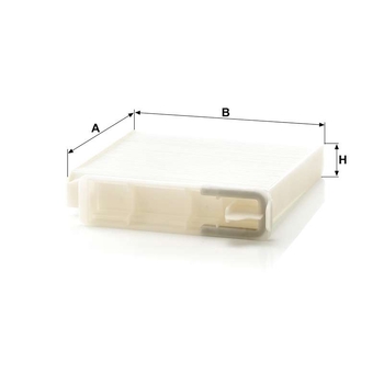 Filtru polen - MANN-FILTER [CU 1829]