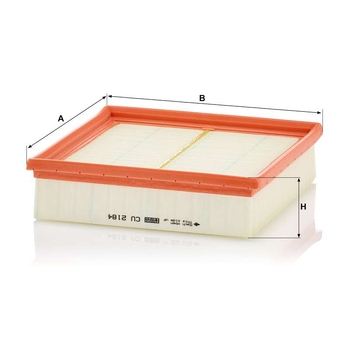 Filtru cabina - MANN-FILTER [CU 2184]