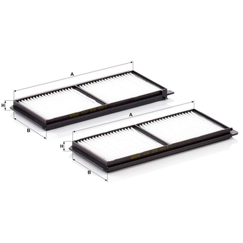 Filtru cabina - MANN-FILTER [CU 23 001-2]