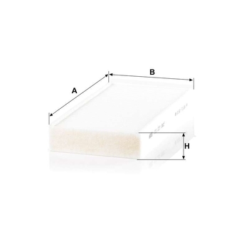 Filtru cabina - MANN-FILTER [CU 23 005-2]