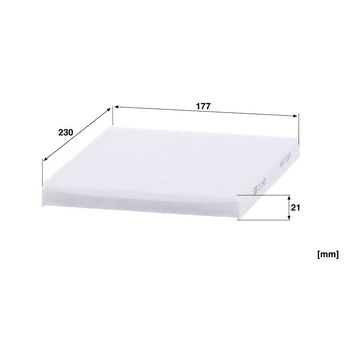 Filtru cabina - MANN-FILTER [CU 2422]