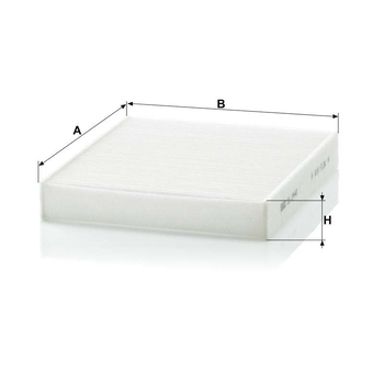 Filtru cabina - MANN-FILTER [CU 2440]
